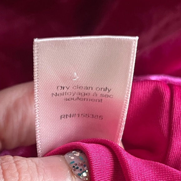 Ronny Kobo Pink Velvet Ryan Mini Party Dress Barbiecore - Picture 9 of 12